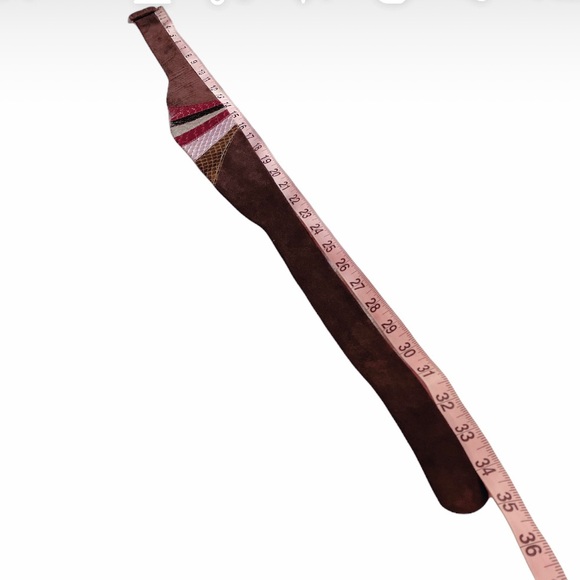 Abbe Creations Snakeskin and Suede Waist Belt - Picture 5 of 7